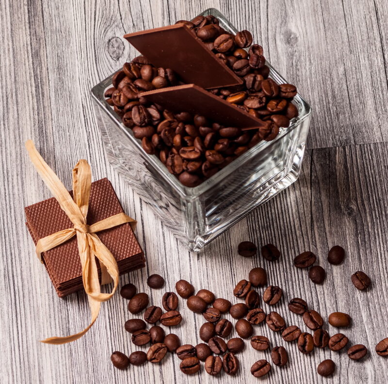 Coffee Beans and Chocolate — Brown, Calm