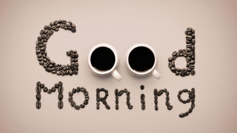 Coffee Beans and Cups — Brown, Calm, Morning