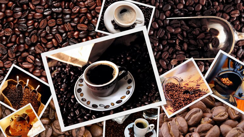 Coffee Beans and Cups