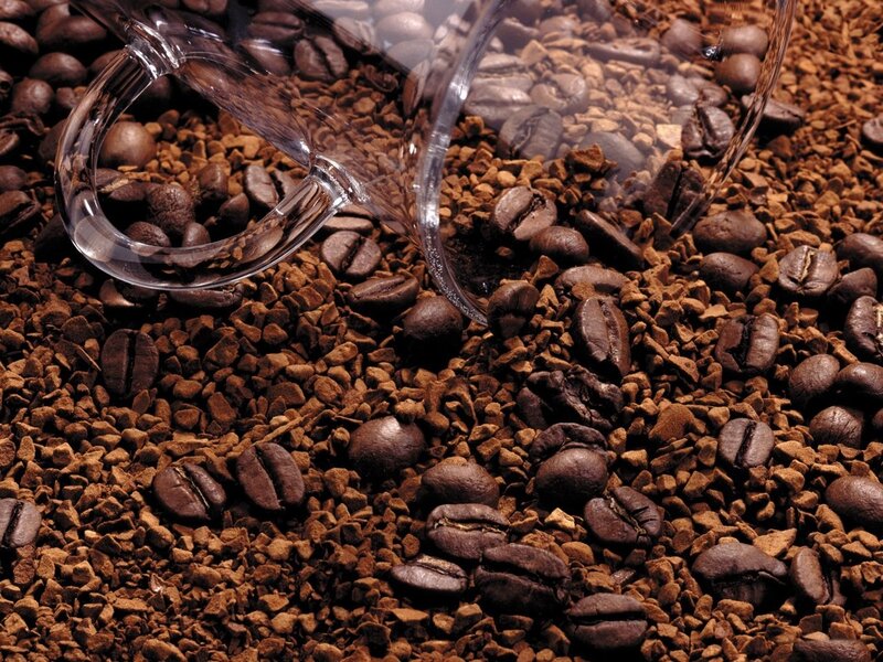 Coffee Beans and Grounds — Brown, Neutral