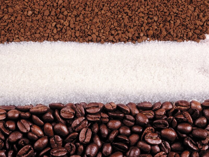 Coffee Beans and Sugar