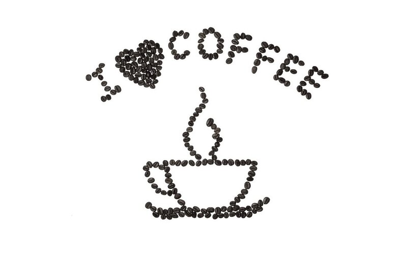 Coffee Beans Art — Black