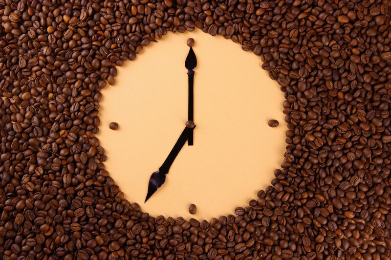 Coffee Beans Clock