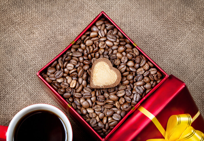 Coffee Beans in Box