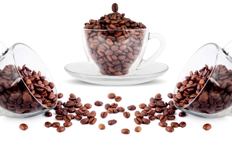 Coffee Beans in Cups