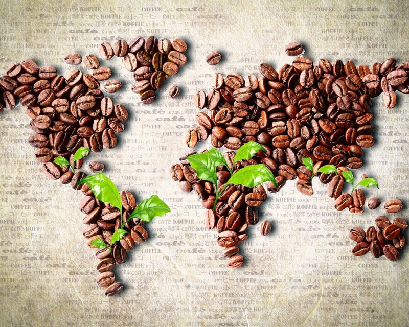 Coffee Beans Map