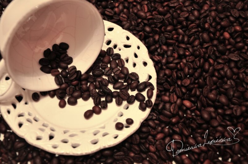 Coffee Beans on Saucer