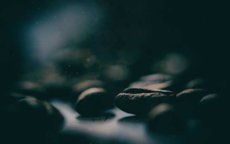 Coffee Beans on Surface