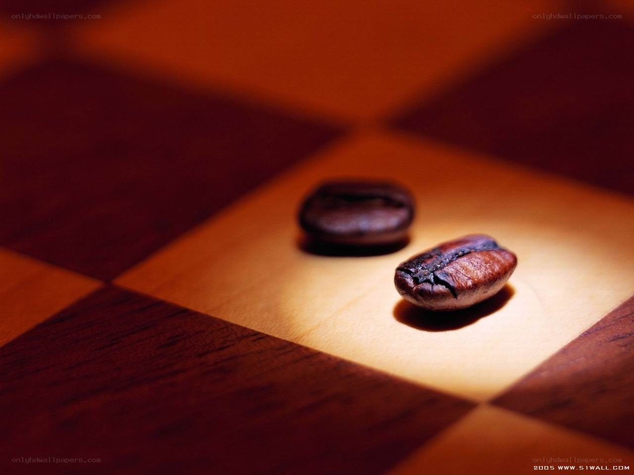 coffee beans on wooden surface
