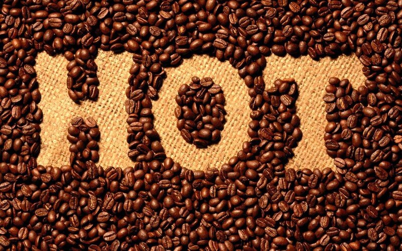 coffee beans spelling COFFEE