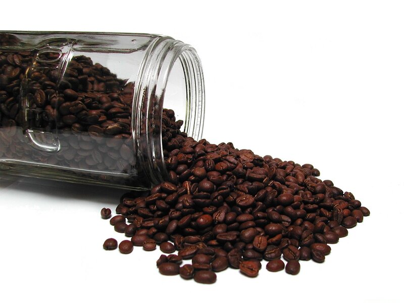Coffee Beans Spilling