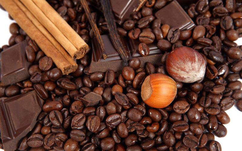 Coffee Beans with Chocolate