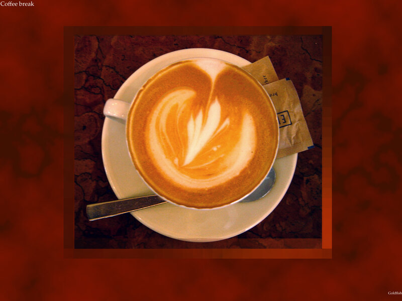 coffee break latte art