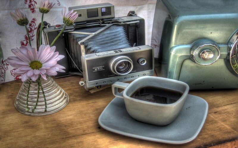 Coffee Cup and Camera