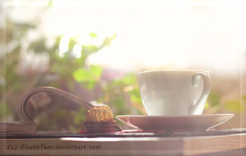 Coffee Cup and Chocolate