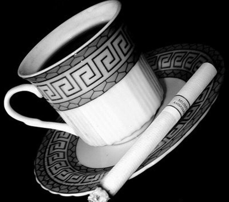 Coffee Cup and Cigarette