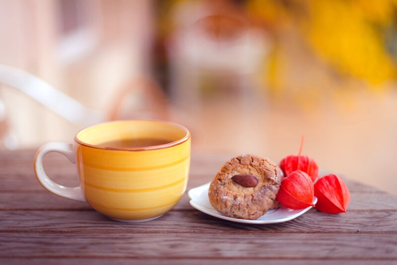 Coffee Cup and Cookie