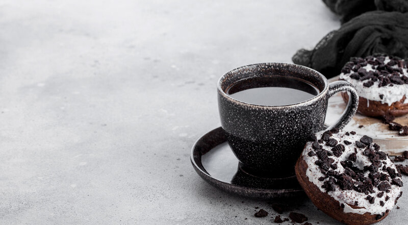 Coffee Cup and Donuts