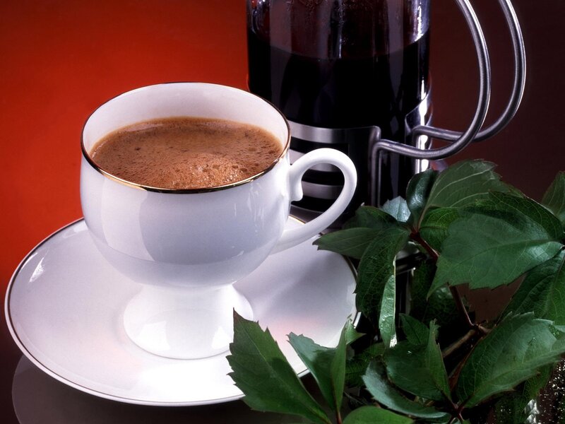 Coffee Cup and French Press
