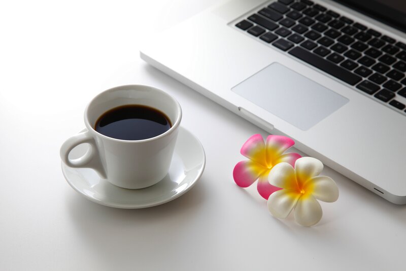 Coffee Cup and Laptop