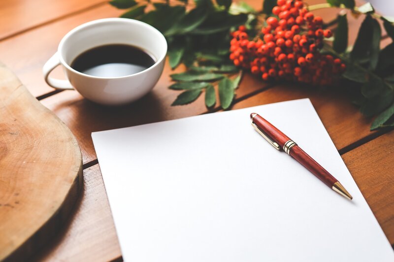 Coffee Cup and Pen
