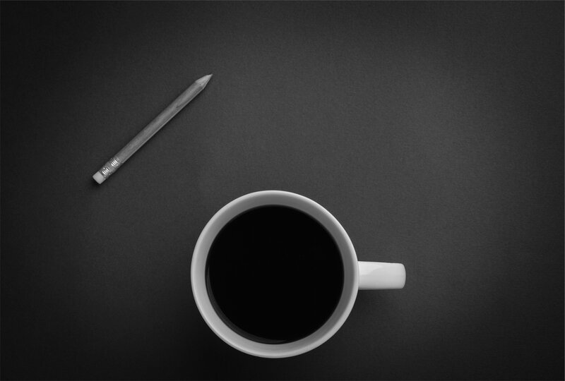Coffee Cup and Pencil
