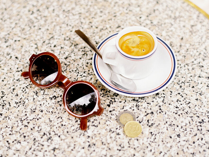 Coffee Cup and Sunglasses
