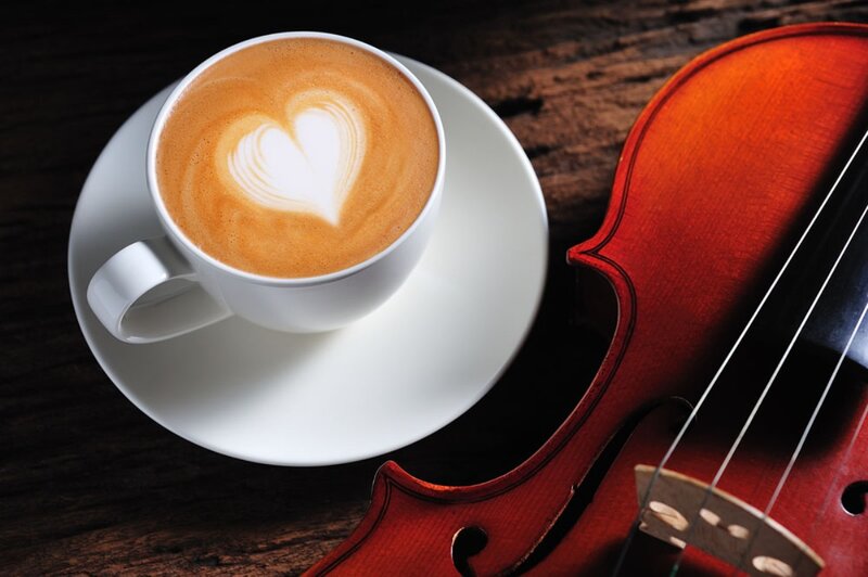Coffee Cup and Violin
