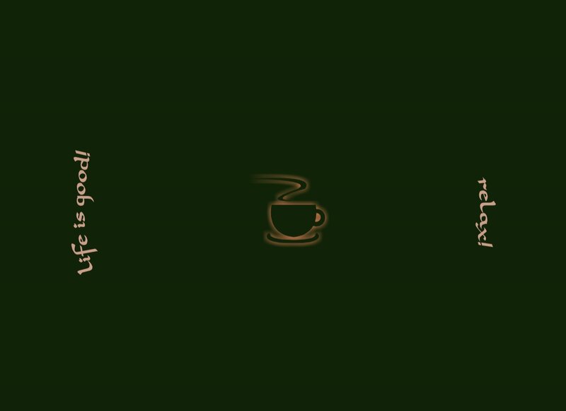 Coffee Cup Icon — Dark Green