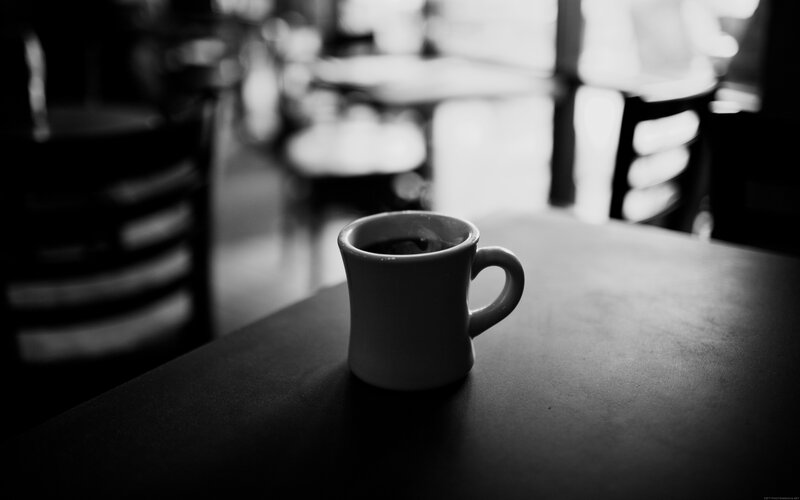 coffee cup on a table