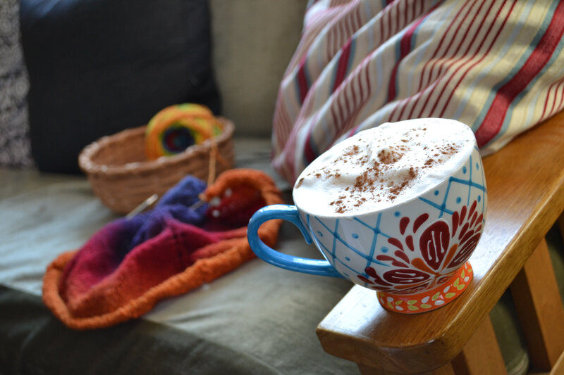 Coffee Cup on Armrest