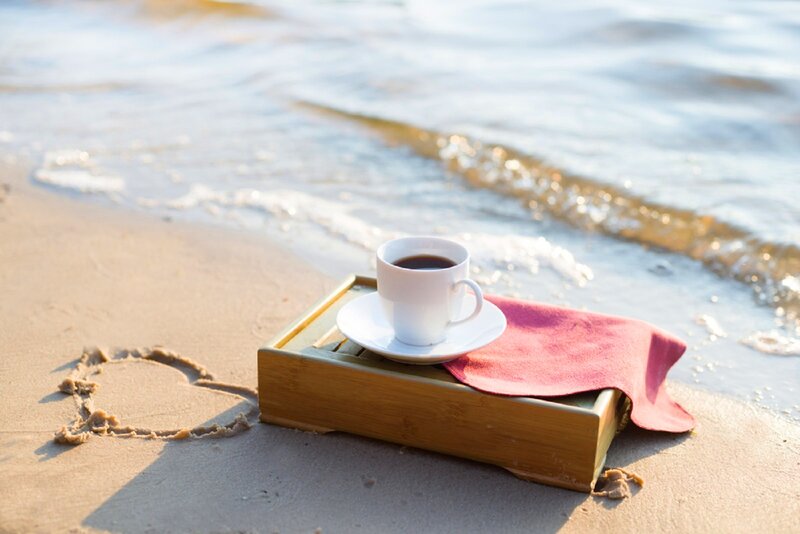 Coffee Cup on Beach