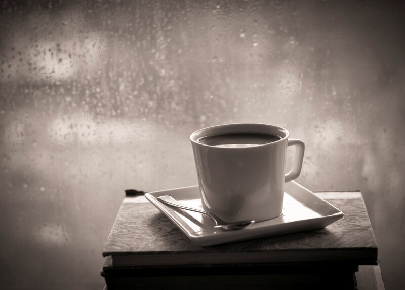 Coffee Cup on Books