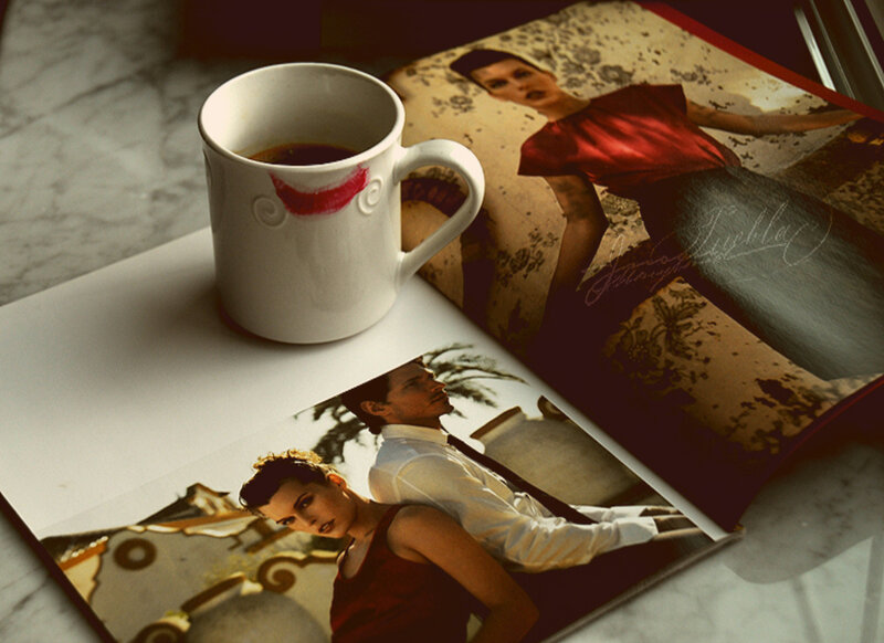 Coffee Cup on Magazine
