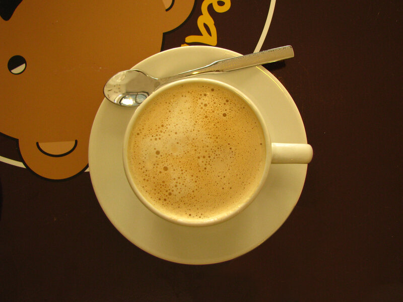 Coffee Cup on Saucer — Brown, Calm