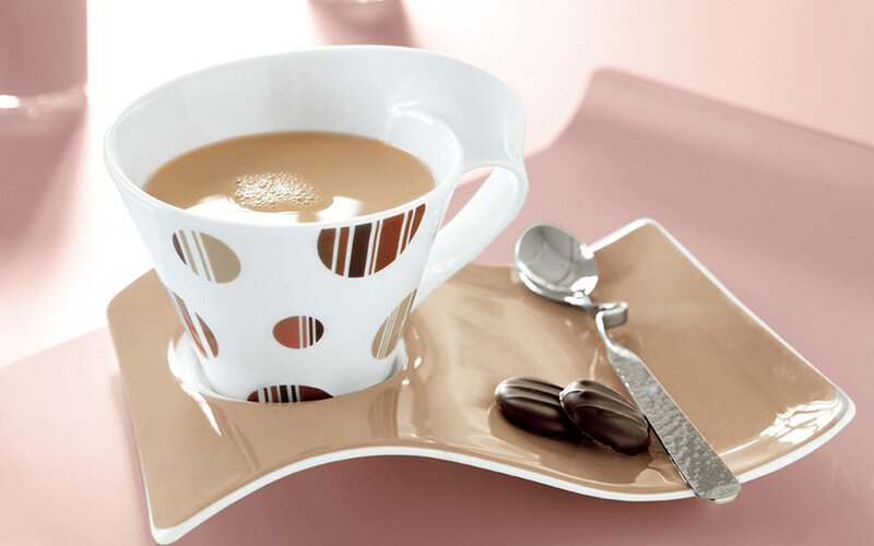 Coffee Cup on Saucer — White, Calm, Morning, Photograph, Spoon, Chocolate