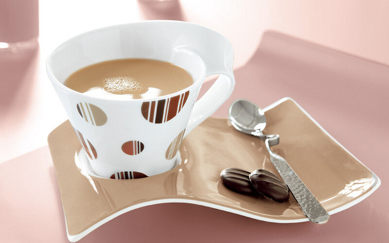 Coffee Cup on Saucer — White, Calm, Morning