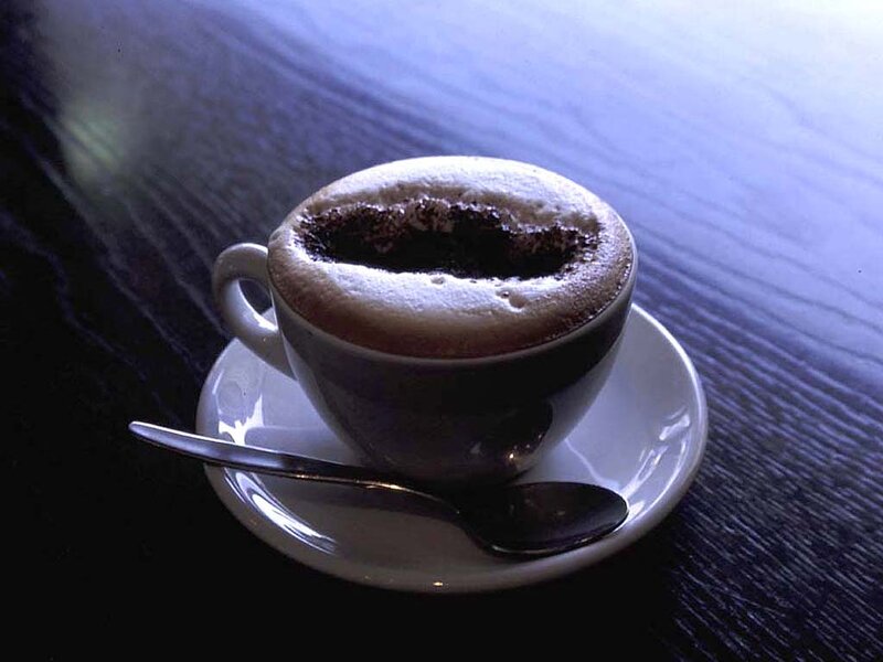 Coffee Cup on Saucer — White, Calm, Photograph
