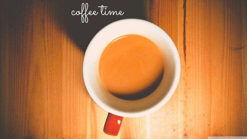 Coffee Cup on Wood — Brown, Calm, Morning