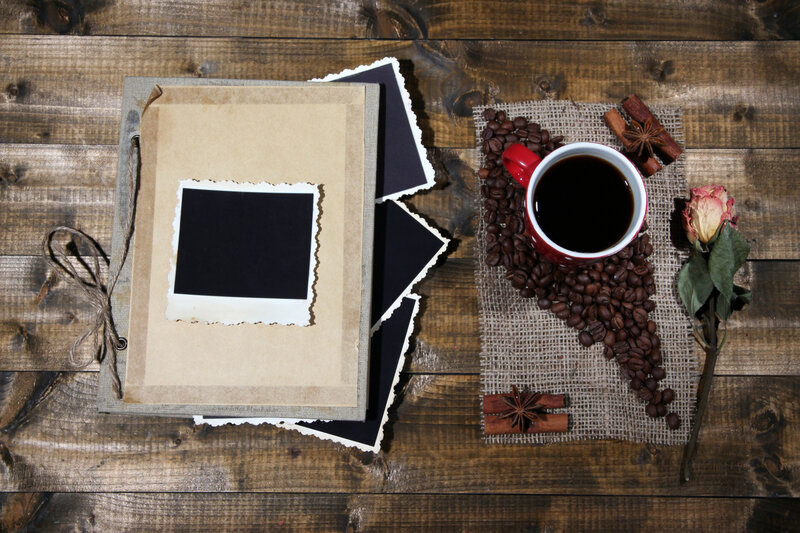 Coffee Cup on Wood — Brown, Calm