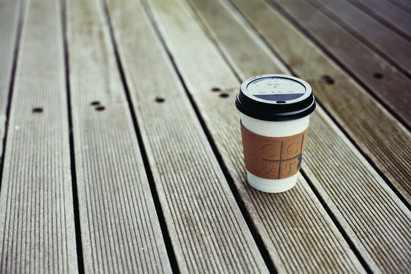Coffee Cup on Wood