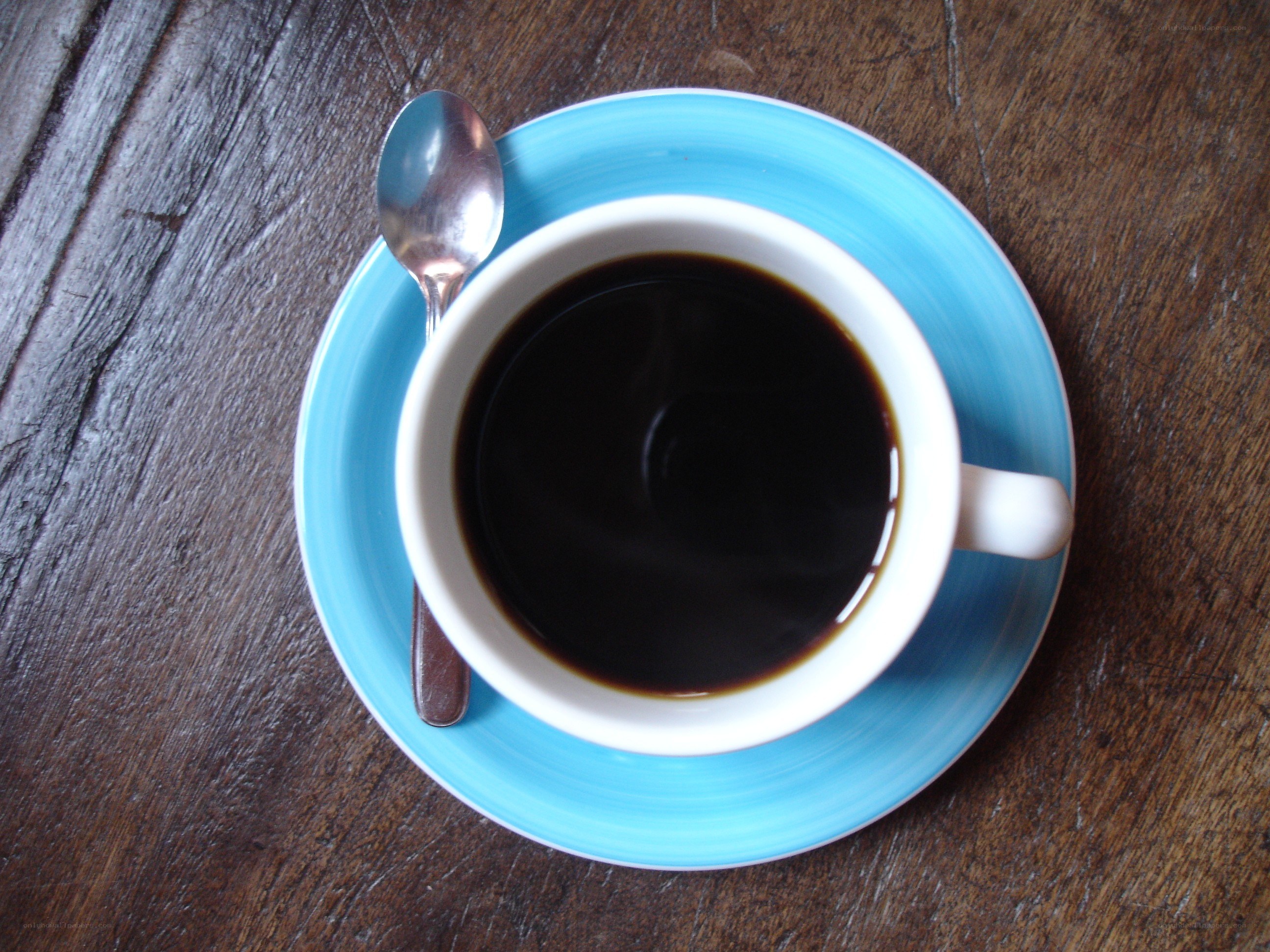 coffee cup on wooden table