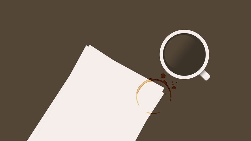 Coffee Cup Spilling