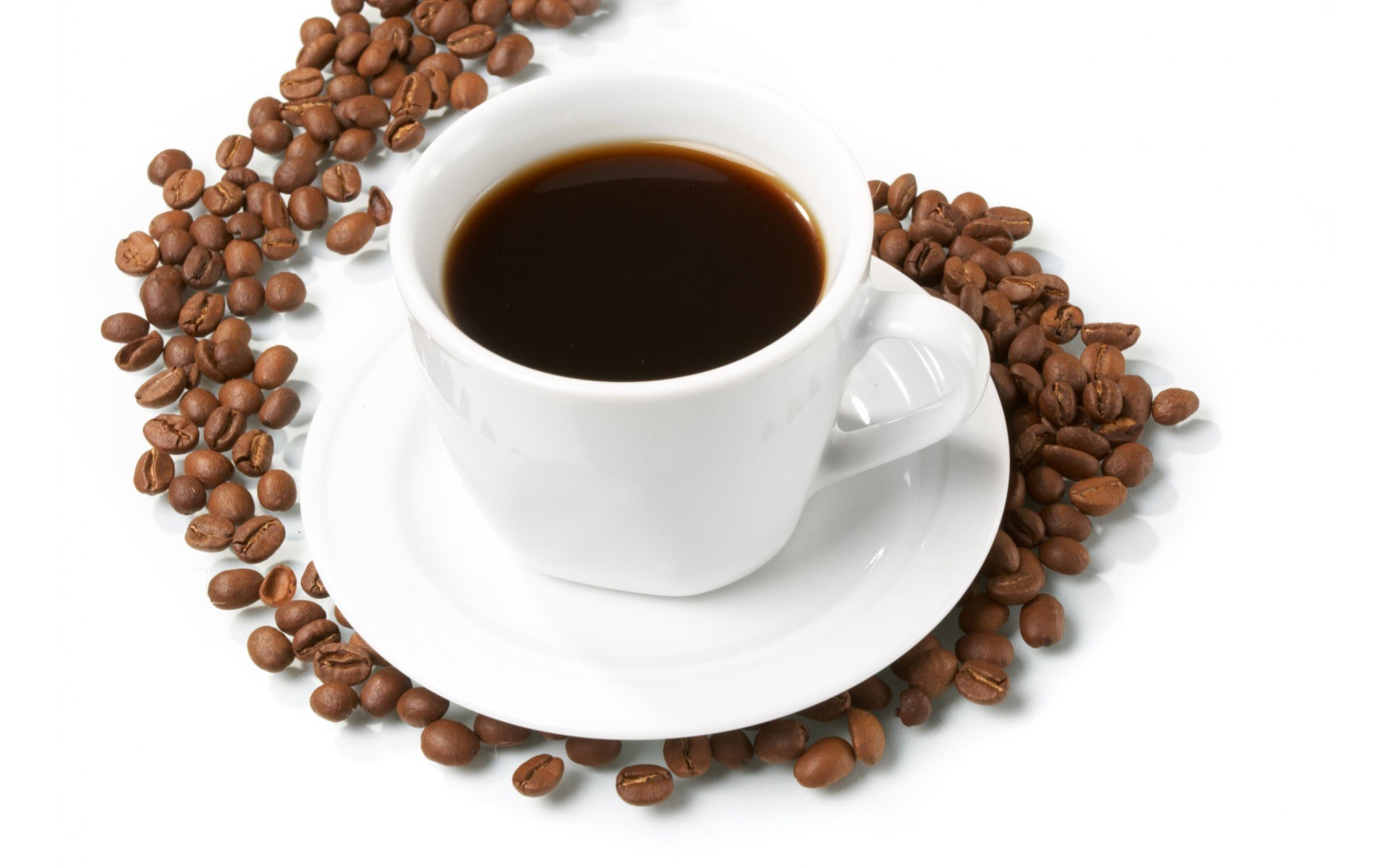 coffee cup with beans