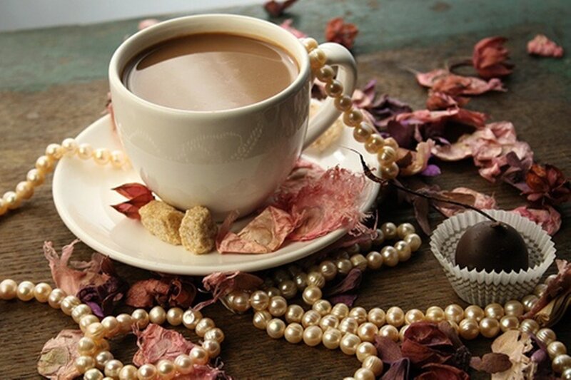 Coffee Cup with Chocolate — Brown, Calm