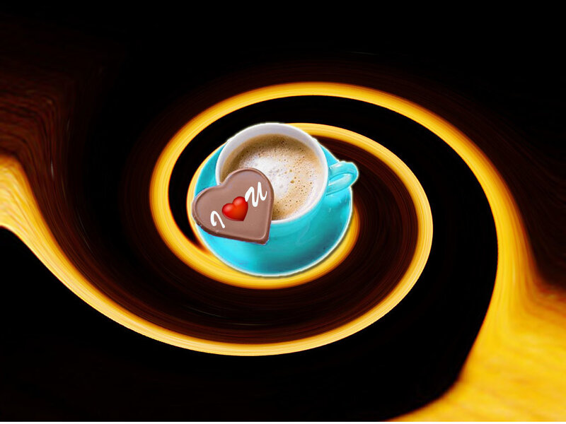 Coffee Cup with Chocolate