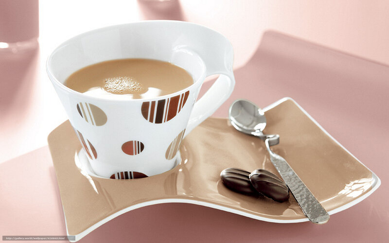 Coffee Cup with Chocolates — White, Calm, Morning