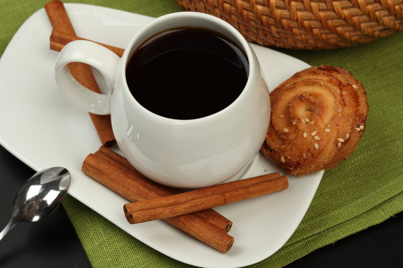 Coffee Cup with Cookies