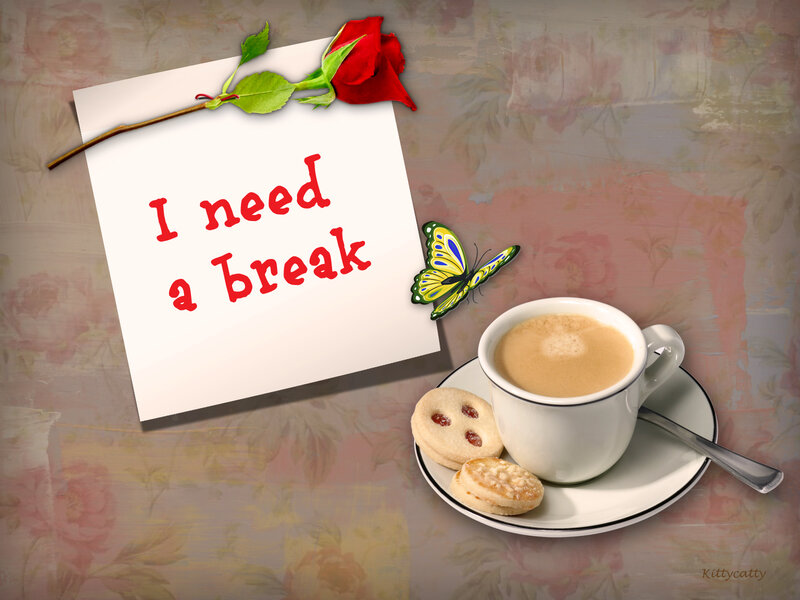 Coffee Cup with Cookies — White, Calm, Morning