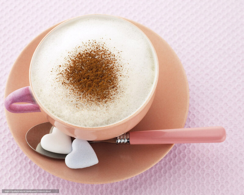 Coffee Cup with Foam — Pink